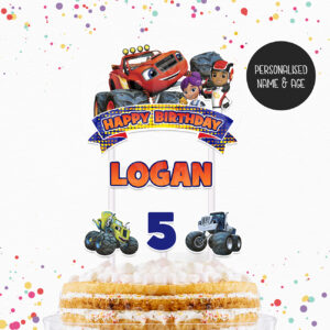 BLAZE AND THE MONSTER MACHINES Cake Topper