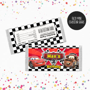 CARS Chocolate Wrappers