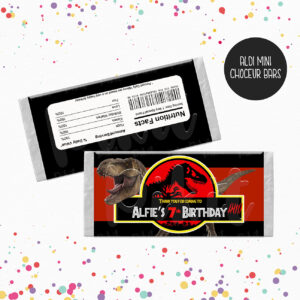 JURASSIC PARK Chocolate Wrappers