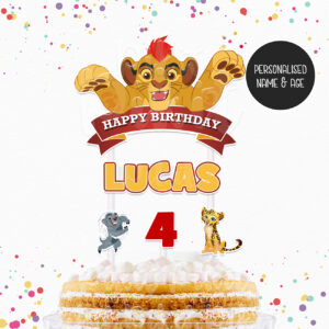 LIONS GUARD Cake Topper