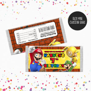 SUPER MARIO Chocolate Wrappers