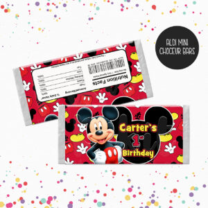 MICKEY MOUSE Chocolate Wrappers