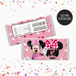 MINNIE MOUSE Chocolate Wrappers