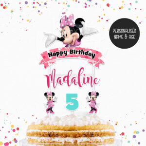 MINNIE MOUSE Cake Topper
