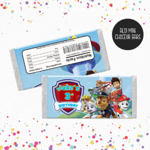 PAW PATROL Chocolate Wrappers