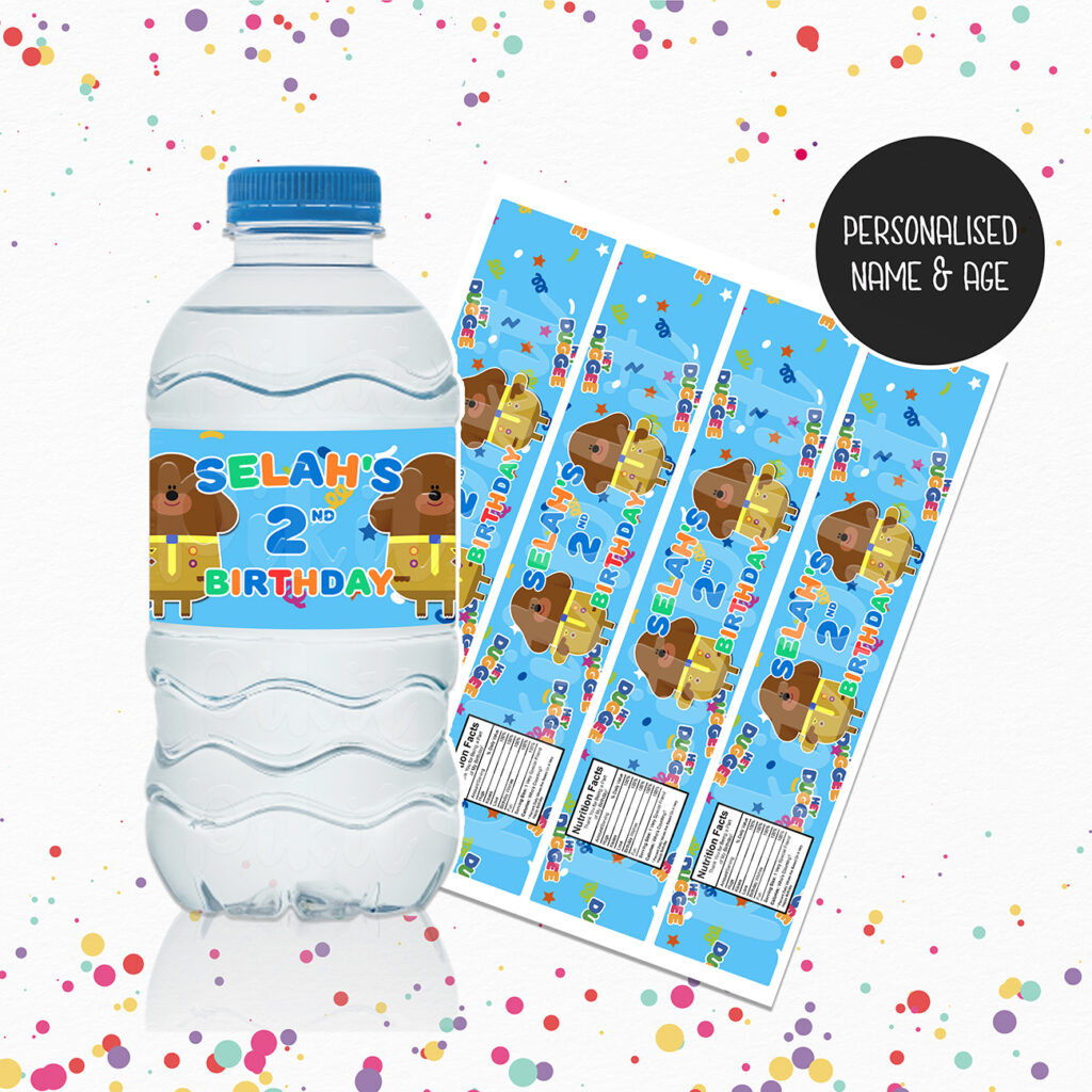 HEY DUGGEE Water Bottle Labels – Pikit Kids