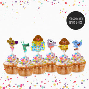 HEY DUGGEE Cupcake Toppers