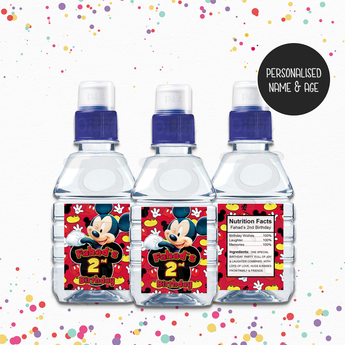 MICKEY MOUSE Pop Top Labels – Pikit Kids