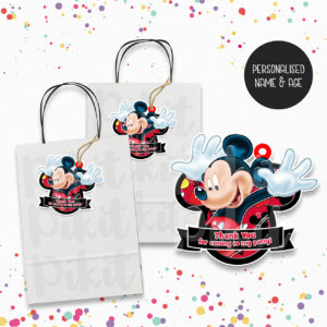 MICKEY MOUSE Thank You Tags