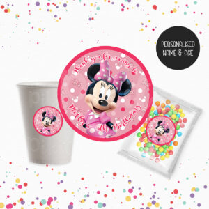 MINNIE MOUSE Round Stickers (60mm)