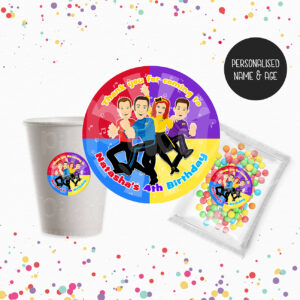 THE WIGGLES Round Stickers (60mm)