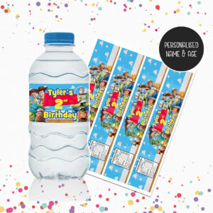 TOY STORY Water Bottle Labels