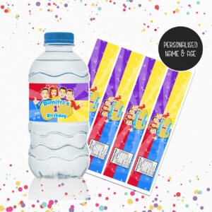 THE WIGGLES Water Bottle Labels